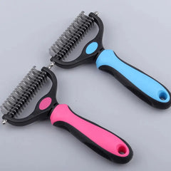 2-Sided Undercoat Pets Rake Good