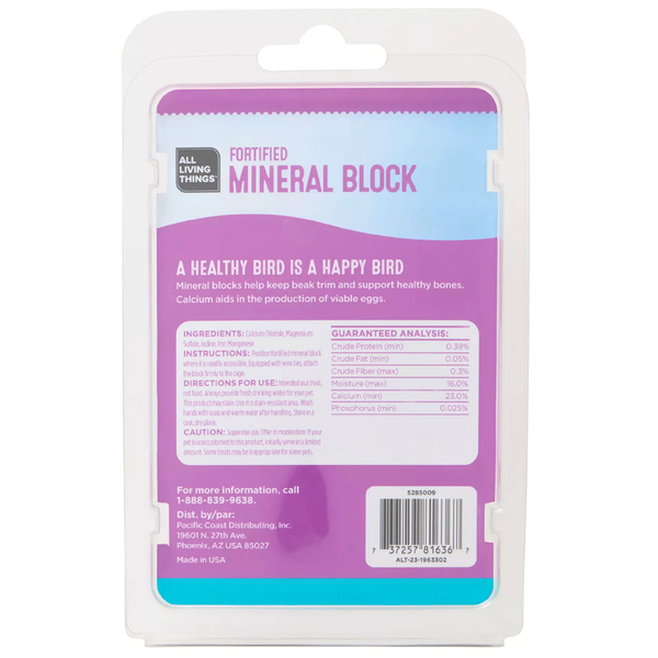 3.5oz Mineral Treat Supports Bird Egg Production & Health