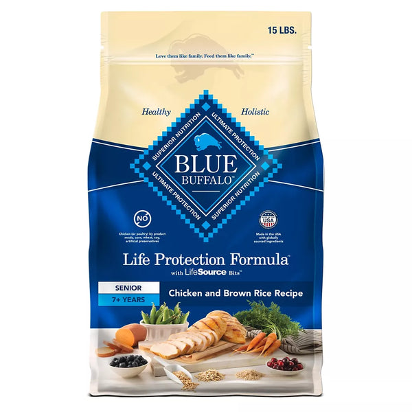 Blue Buffalo® Life Protection Formula™ Senior 7+ Dry Dog Food - Chicken & Brown Rice