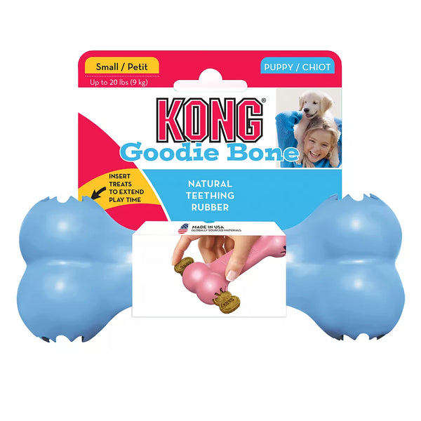 KONG® Puppy Goodie Bone™ Treat Dispensing Puppy Toy(COLOR VARIES)