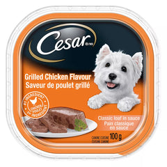 Cesar Entrées Classic Loaf in Sauce Adult Dog Wet Food - Grilled Chicken