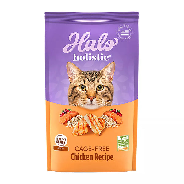 HALO® DreamCoat Adult Cat Food - Natural, Holistic Chicken & Chicken Liver Recipe