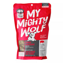 Jay's My Mighty Wolf Dog Treat - Natural, Grain Free, Pork Sausage