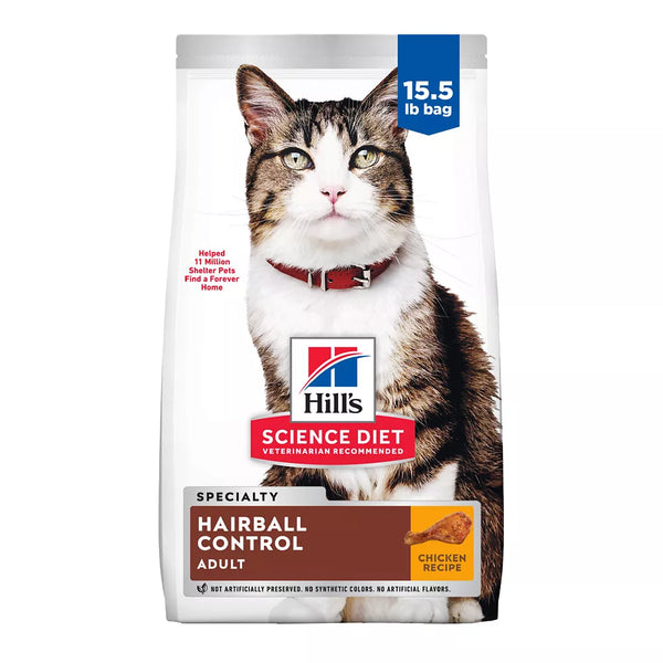 Hill's® Science Diet® Hairball Control Adult Dry Cat Food - Chicken
