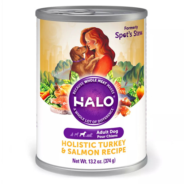 HALO® Adult Dog Food - Natural, Holistic Turkey & Salmon Recipe