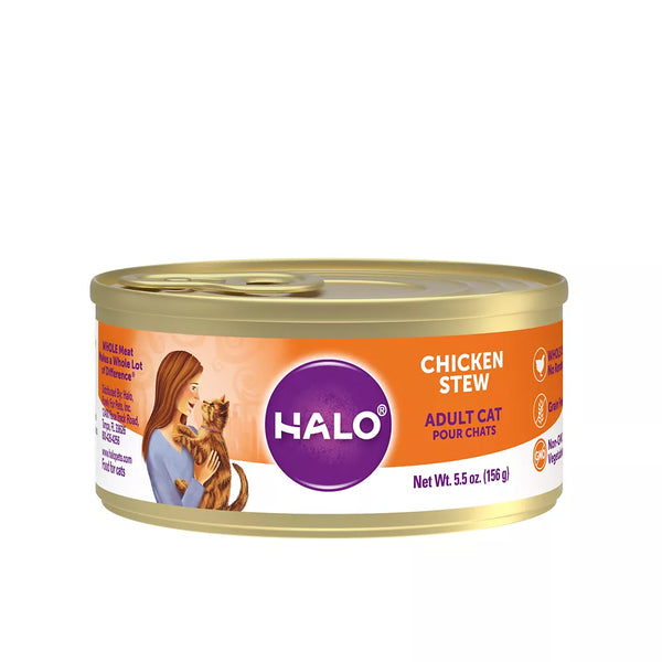 HALO® Adult Cat Food - Natural, Grain Free, Chicken Recipe