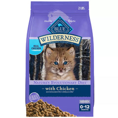 Blue Buffalo Wilderness Kitten Dry Cat Food - Grain Free, Chicken