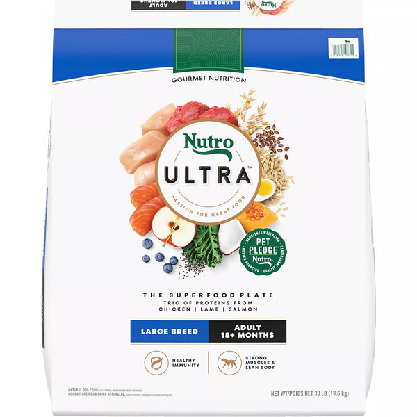 NUTRO ULTRA™ Large Breed Adult Dry Dog Food - Chicken, Lamb, Salmon