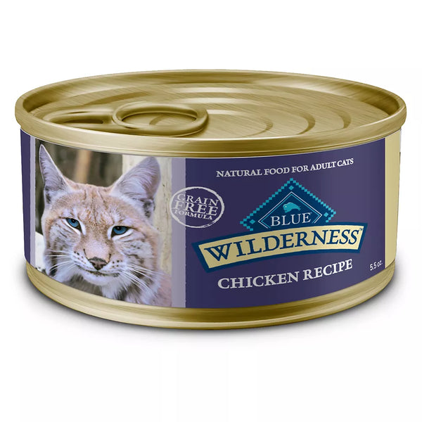 Blue Buffalo Wilderness Adult Wet Cat Food - Grain Free, Chicken