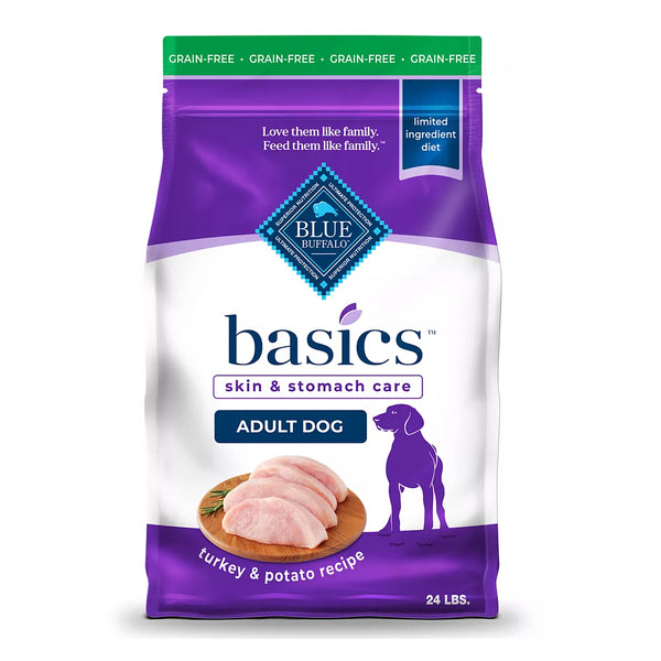 Blue Buffalo® Basics™ Skin & Stomach Care Adult Dog Dry Food - Grain Free, Turkey & Potato