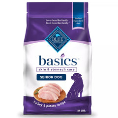 Blue Buffalo® Basics™ Skin & Stomach Care Senior Dry Dog Food - Turkey & Potato, 4 lb