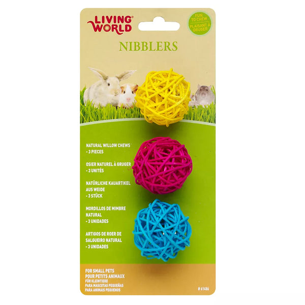 Living World® Nibblers Natural Willow Small Pet Chews