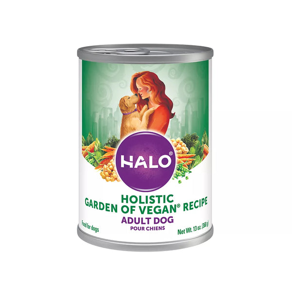 HALO® Vegan All Life Stage Wet Dog Food - Natural, Holistic Garden of Vegan Recipe