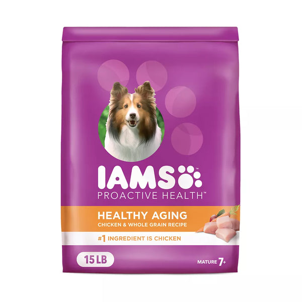 IAMS™ Proactive Health Adult Senior Dry Dog Food - Healthy Aging, Chicken & Whole Grains