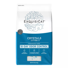 ExquisiCat Litter Crystals Multi-Cat Silica Cat Litter - Unscented, Low Dust