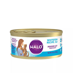 HALO® Indoor Cat Food - Natural, Grain Free, Whitefish Recipe Pate
