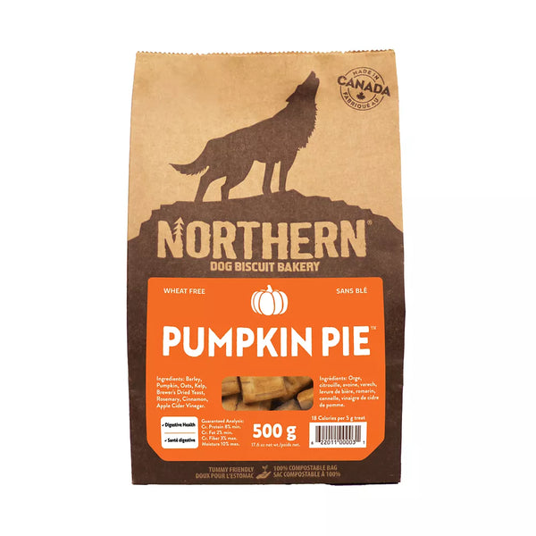 Northern Dog Biscuits - Wheat-Free, Pumpkin Pie