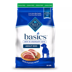 Blue Buffalo® Basics™ Skin & Stomach Care Adult Dog Dry Food - Grain Free, Duck & Potato