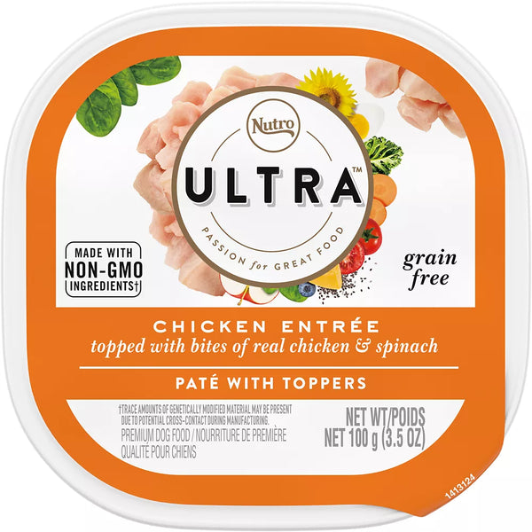 NUTRO ULTRA™  Adult Wet Dog Food - Pate with Topper , 3.5 Oz.