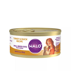 HALO® Small Breed Adult Dog Food - Natural, Grain Free, Turkey & Duck Recipe