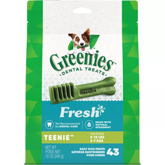 Greenies™ Adult Teenie Dog Dental Treats - Natural, Oral Health, Fresh