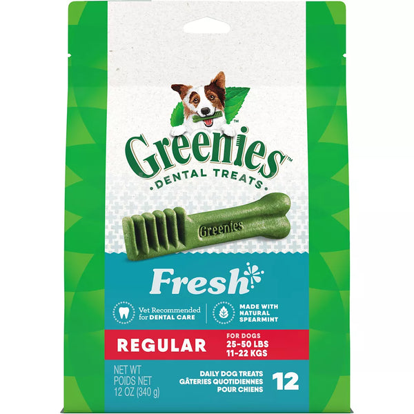 Greenies™ Adult Regular Dog Dental Treats - Natural, Oral Health, Fresh