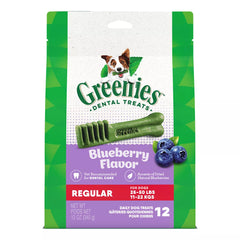 Greenies™ Adult Regular Dog Dental Treats - Natural, Oral Health, Blueberry