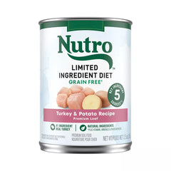 Nutro Limited Ingredient Diet Adult Wet Dog Food - Premium Loaf, 12.5oz