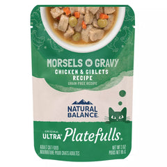 Natural Balance Platefulls Adult Cat Food - Grain Free, Chicken & Giblets