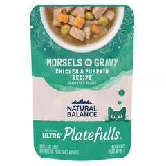 Natural Balance Platefulls Adult Cat Food - Grain Free, Chicken & Pumpkin