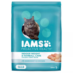 IAMS™ Proactive Health Indoor Adult Dry Cat Food - Weight & Hairball Care, Chicken