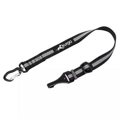 Kurgo® Direct to Seatbelt Tether - Dogs - Adjustable - Easy Installation - Carabiner Clip - Orange
