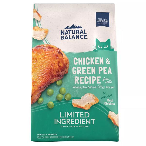 Natural Balance Limited Ingredient Diets Cat Food - Grain Free, Green Pea & Chicken