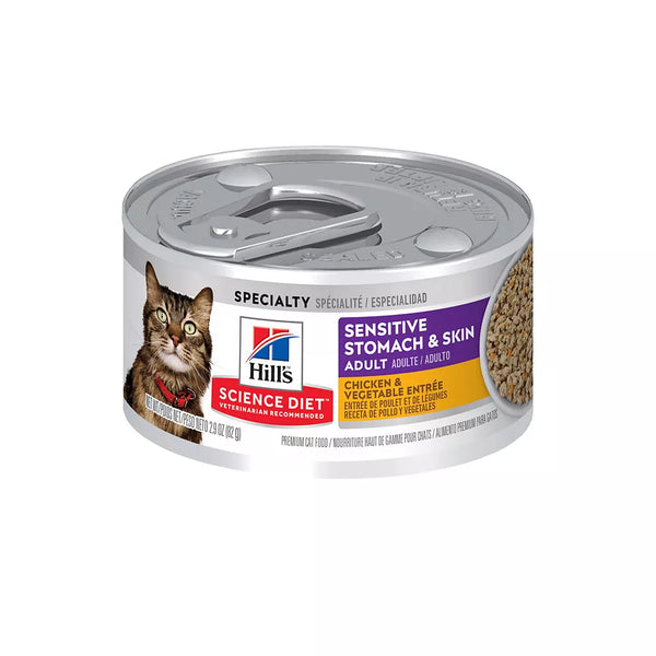 Hill's® Science Diet® Sensitive Stomach & Skin Adult Wet Cat Food - 2.9 oz