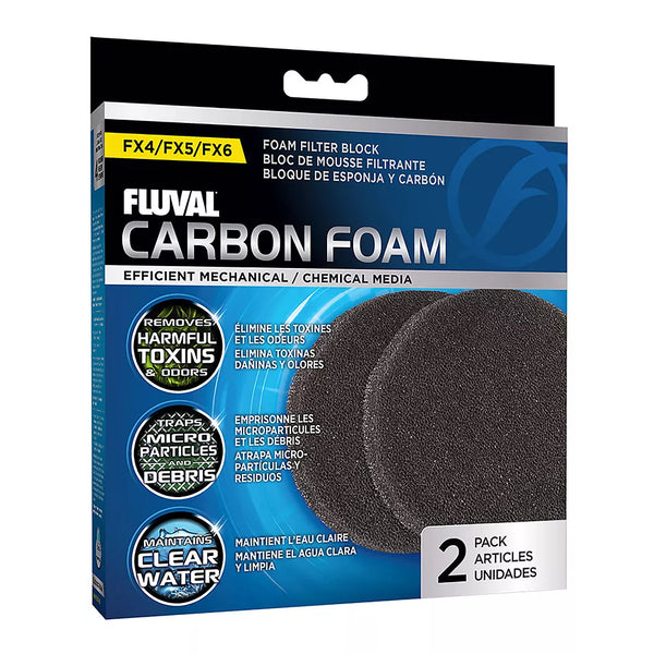 Fluval® FX5/FX6 Carbon Foam 2 Pack