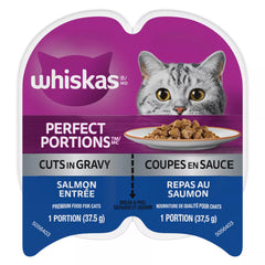 Whiskas Perfect Portions Adult Wet Cat Food Cuts In Gravy Salmon Entrée