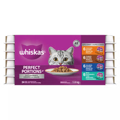 WHISKAS® Perfect Portions Tray Variety Cat Food - 24pk