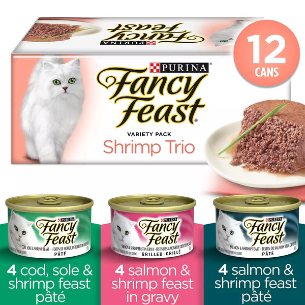 Fancy Feast® Shrimp Trio Wet Cat Food Variety Pack