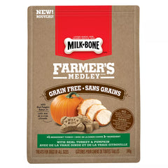 Milk-Bone Farmer's Medley Dog Treat - Grain Free, Turkey & Pumpkin