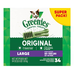 Greenies™ Adult Large Dog Dental Treats - Natural, Oral Health, Original