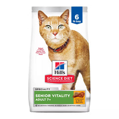 Hill's® Science Diet® Senior Vitality Adult Senior 7+ Dry Cat Food - Chicken