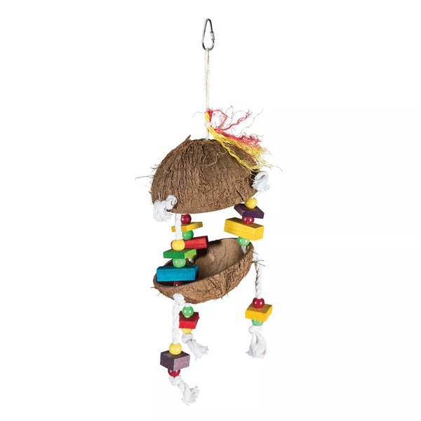 All Living Things® Coconut Hut Bird Toy