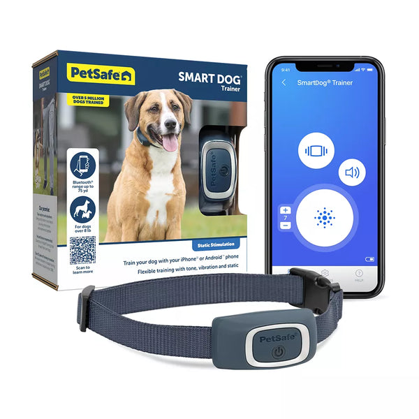 PetSafe® SMART DOG Training Collar - Tone/Vibration/15 Levels of Static - Bluetooth Wireless