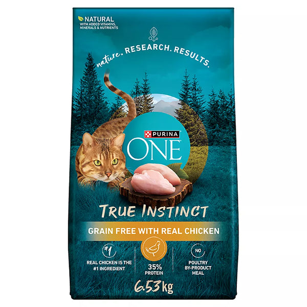Purina ONE True Instinct Grain Free Dry Cat Food - Chicken