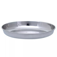 Whisker City® Stainless Steel Oval Cat Saucer, 1-cup