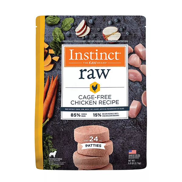Instinct® Raw Patties Adult Frozen Dog Food - Raw, Grain Free