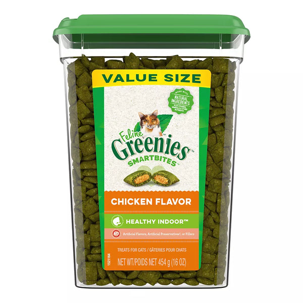 Greenies™ Feline Greenies SmartBites Indoor Care Adult Cat Treats - Natural, Chicken