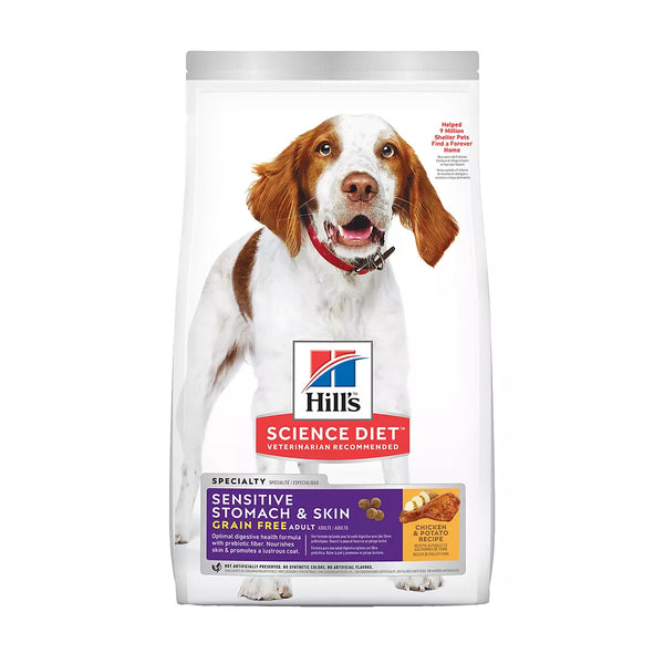 Hill's® Science Diet® Sensitive Stomach & Skin Adult Dry Dog Food - Grain Free, Chicken & Potato