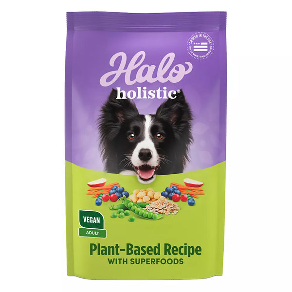 HALO® Vegan Adult Dog Food - Natural, Holistic Garden of Vegan Recipe