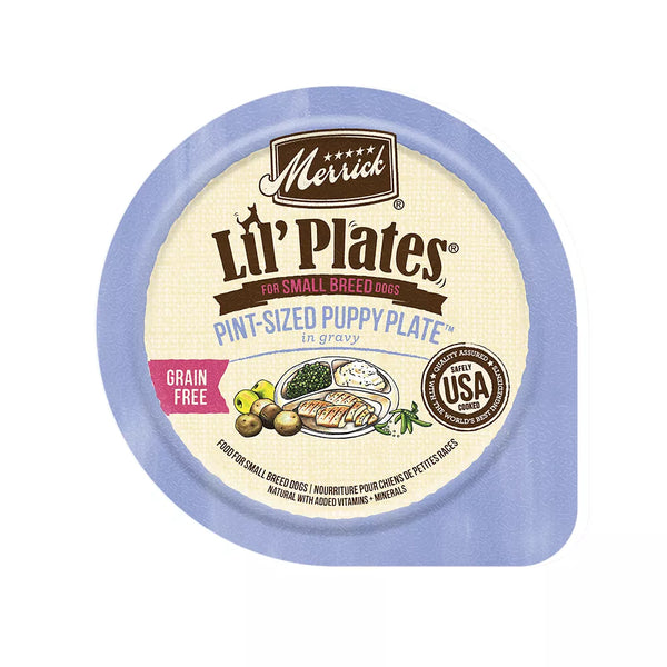 Merrick® Lil' Plates® Small Breed Puppy Wet Dog Food - Grain Free, Chicken & Turkey, 3.5 oz